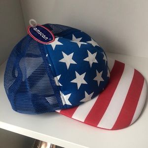 American flag hat